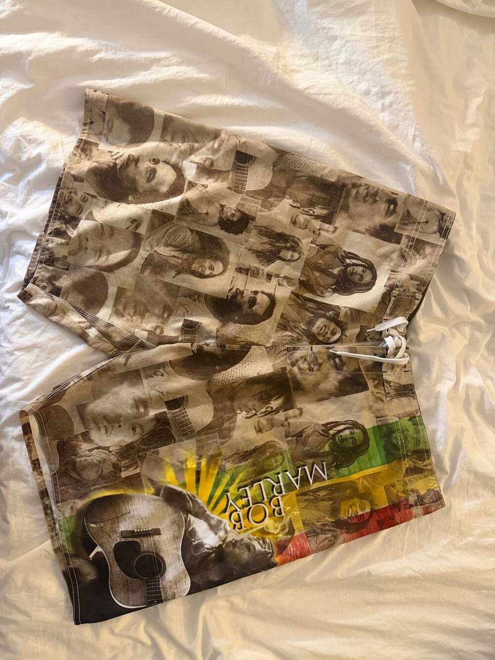 Bob Marley Zion Rootswear Official Licensed Photo Print Board Shorts